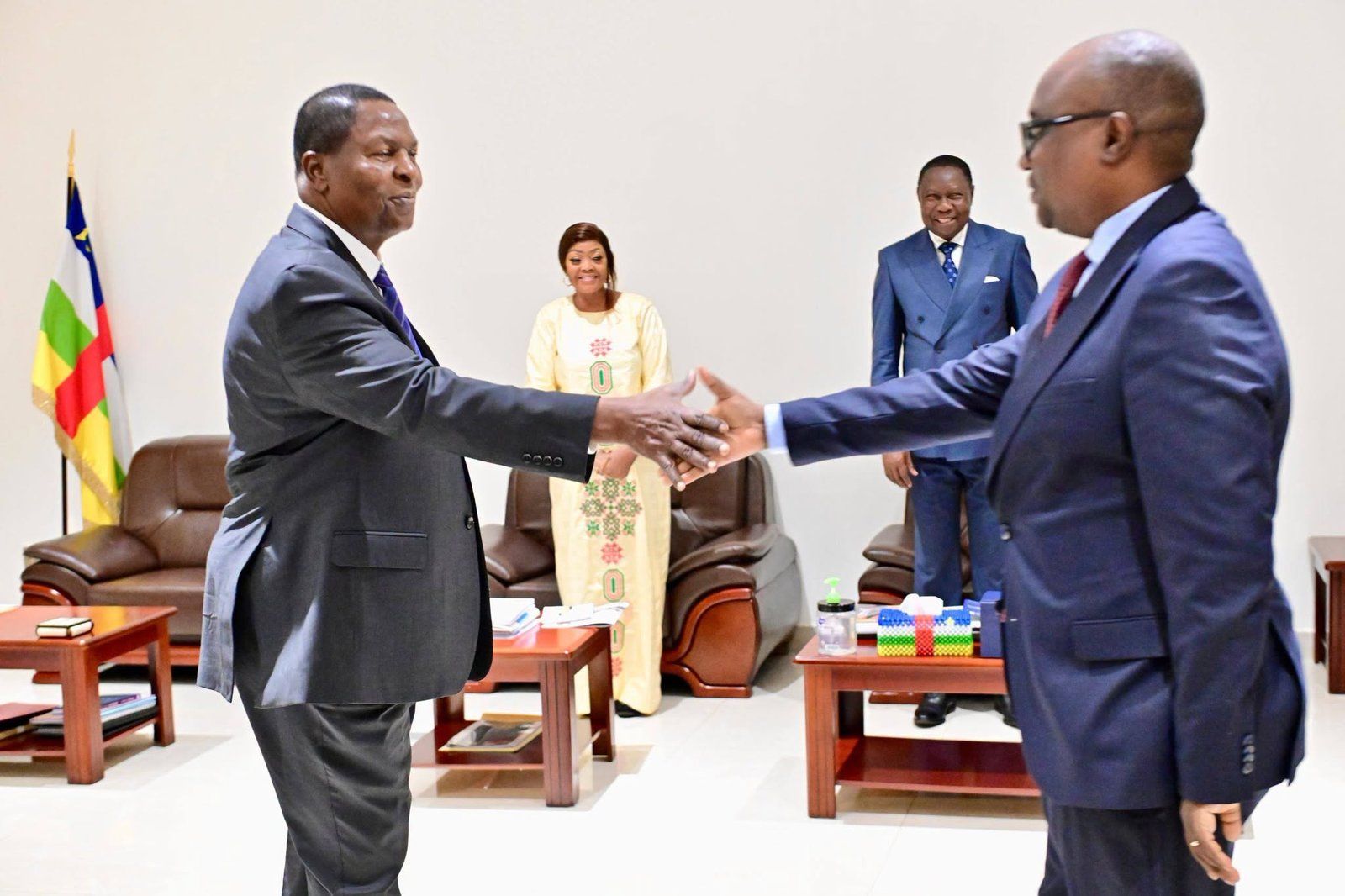Centrafrique : Le Président Faustin Archange Touadéra échange avec l’ARC sur la prévention des catastrophes climatiques
